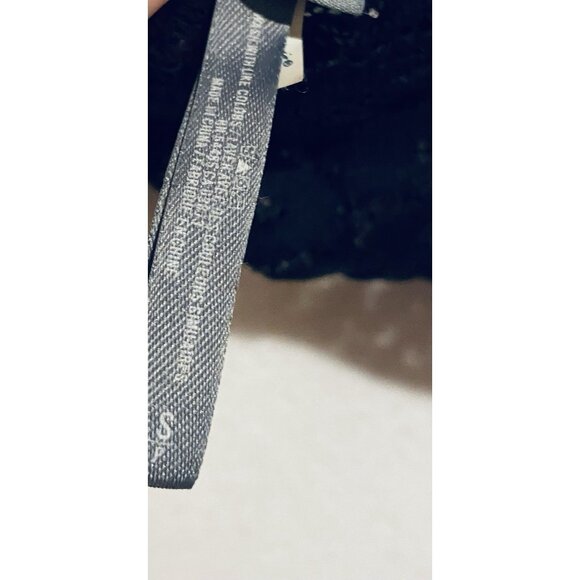 Aerie Bralette Womens Small Black Lace Double Strap Lightly Lined Sexy Romantic - Picture 5 of 5